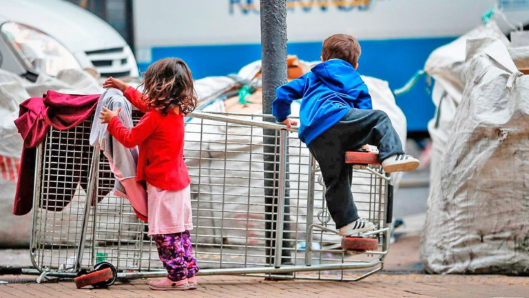 Gráfico con estadísticas de población infantil de UNICEF