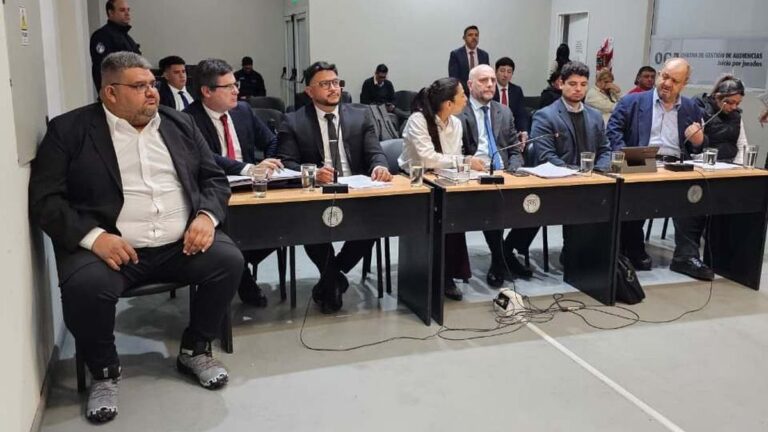 Sala de audiencias del Poder Judicial de Catamarca donde se leyó el veredicto del jurado popular