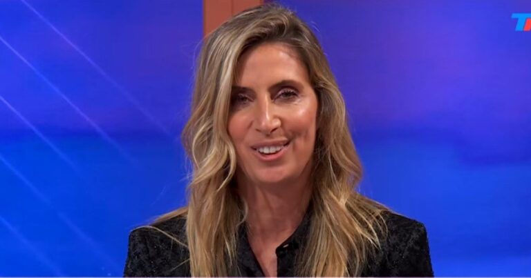 Luciana Geuna en la pantalla de TN