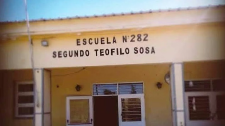 Frente de la Escuela Provincial Nº 282 Segundo Teófilo Sosa de Quirós, La Paz, Catamarca