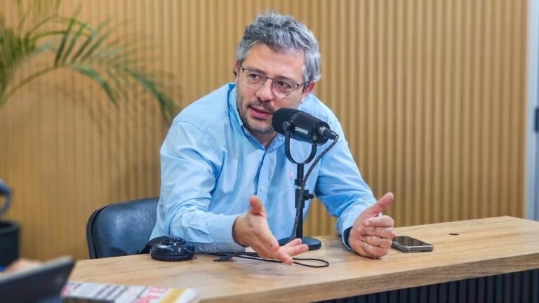 Mariano Manzi y Javier Galán en una reunión política