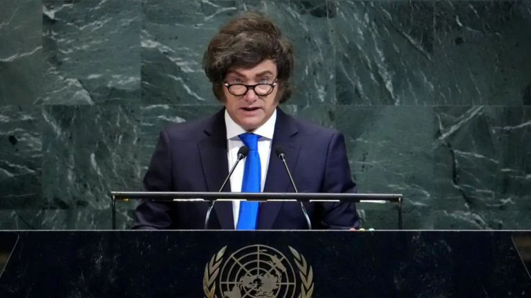 Javier Milei en la Asamblea General de la ONU