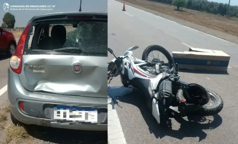 Ruta Nacional 38 en el departamento Capayán, donde ocurrió el siniestro vial