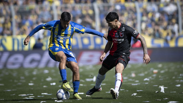Vista del estadio Gigante de Arroyito durante el partido entre Rosario Central y Newell's