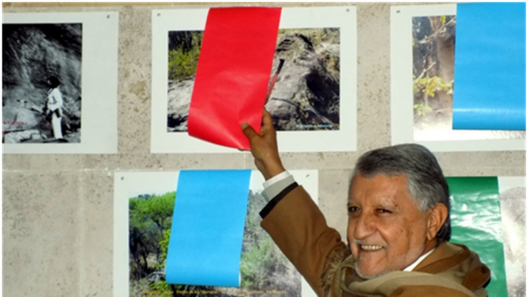 Exposición de fotografías de arte rupestre del oriente catamarqueño en el Hotel Ancasti