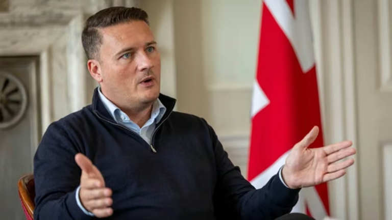 Secretario de Defensa del Reino Unido, Wes Streeting, en entrevista con The Sun