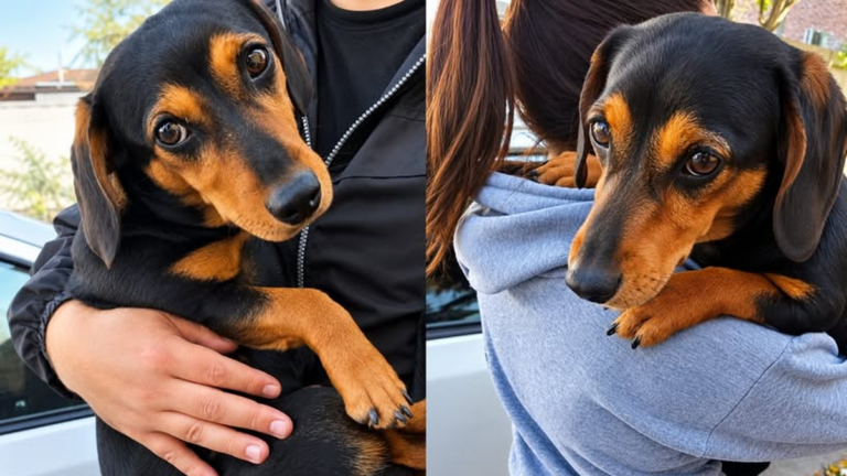 Perro salchicha resguardado tras agresión en Parque Adán Quiroga