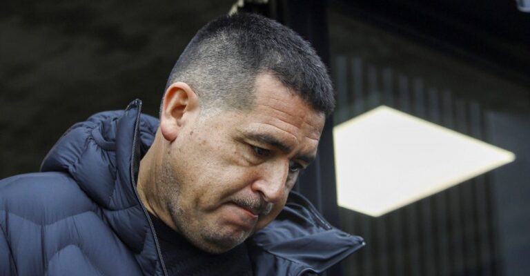 Juan Román Riquelme, presidente de Boca Juniors, en declaraciones a la prensa