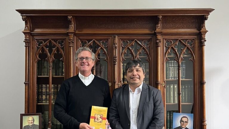 Sebastián Nóblega y Jorge García Cuerva durante la reunión institucional