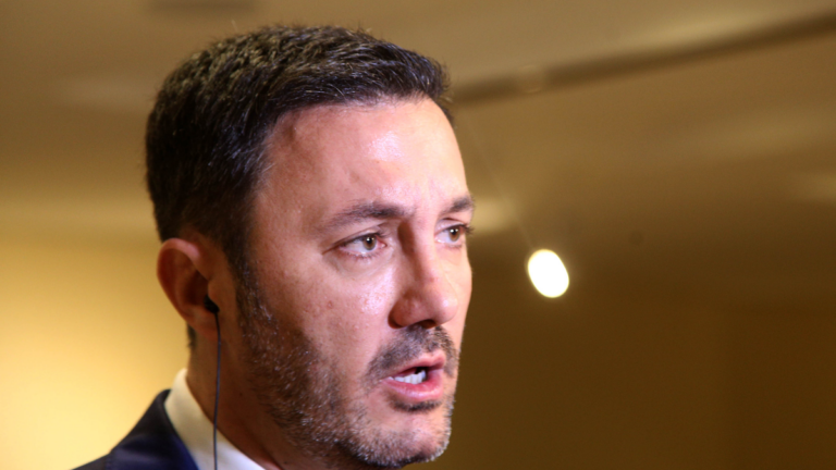 Luis Petri, exministro de Defensa y actual diputado, durante una sesión en el Congreso