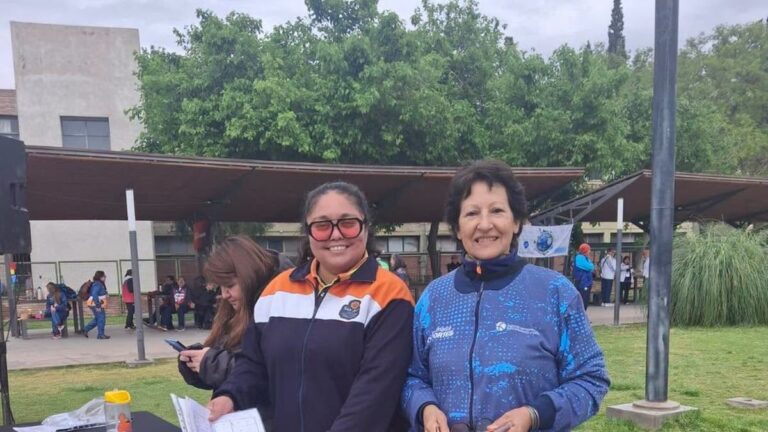 Teresita Toledo durante su participación en Orientación Femenina en los Juegos Nacionales de Adultos Mayores